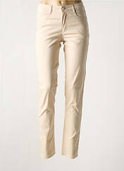 Pantalon slim beige YOULINE pour femme seconde vue