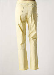 Pantalon slim jaune YOULINE pour femme seconde vue
