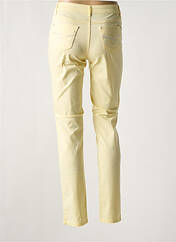 Pantalon slim jaune YOULINE pour femme seconde vue