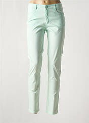 Pantalon slim vert YOULINE pour femme seconde vue