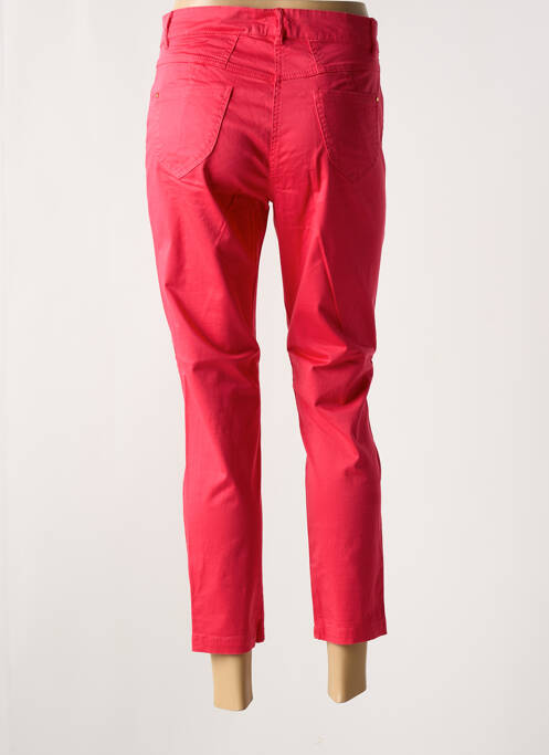 Pantalon 7/8 stretch taille normale rose PAUL BRIAL femme