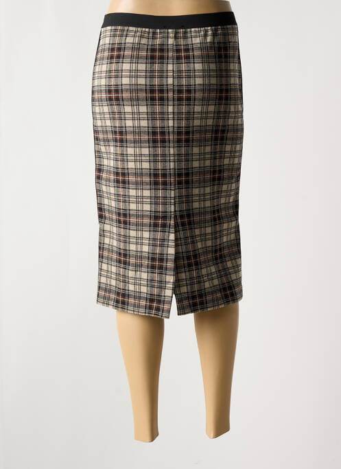 Jupe mi-longue noir NINATI pour femme