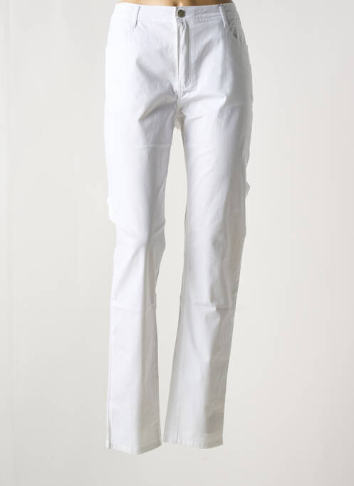 Pantalon droit blanc YOULINE pour femme
