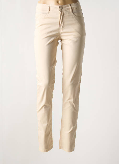 Pantalon slim beige YOULINE pour femme