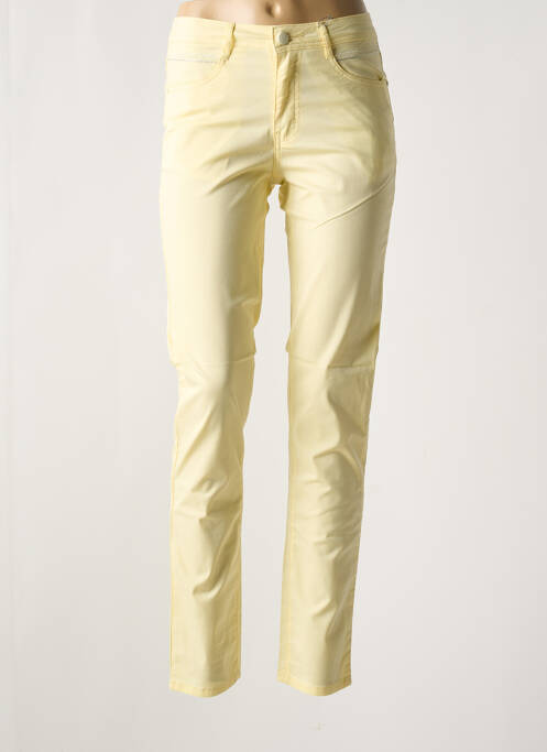 Pantalon slim jaune YOULINE pour femme