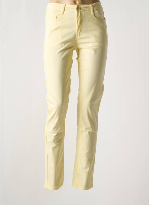 Pantalon slim jaune YOULINE pour femme