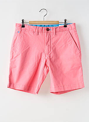 Bermuda taille à pinces taille normale rose VICOMTE ARTHUR homme