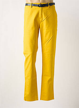 Pantalon chino tissage popeline taille normale jaune SCOTCH & SODA homme