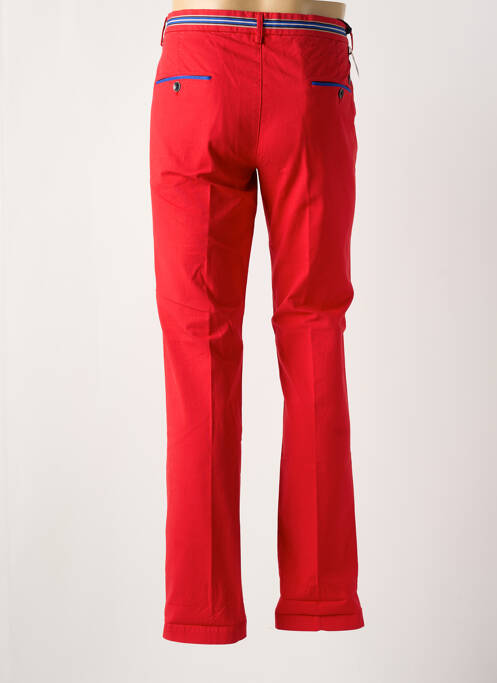Pantalon chino tissage popeline taille normale rouge MASON'S homme