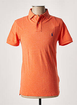 Polo coupe droite manches courtes orange RALPH LAUREN homme