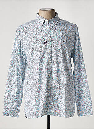 Chemise manches longues imprimé fantaisie bleu TOMMY HILFIGER homme
