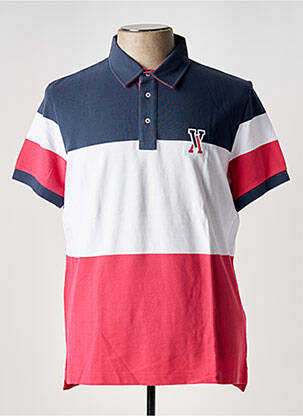 Polo coupe droite manches courtes rouge VICOMTEA homme