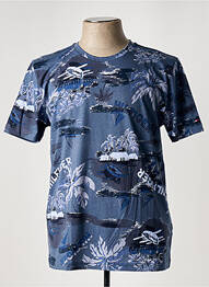 T-shirt coupe droite manches courtes bleu TOMMY HILFIGER homme