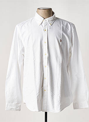 Chemise manches longues blanc RALPH LAUREN pour homme