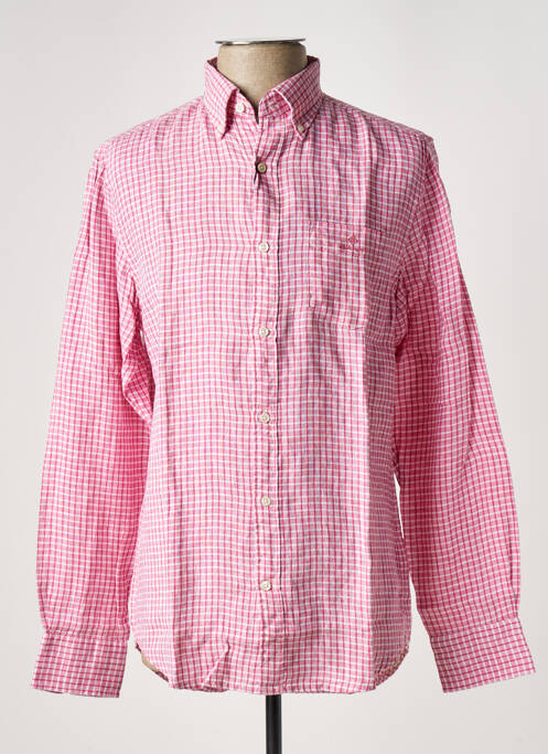 Chemise manches longues rouge GANT pour homme