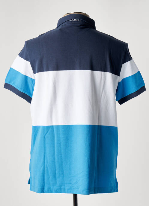 Polo bleu VICOMTEA pour homme