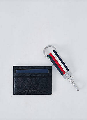 Porte-carte coutures renforcées noir TOMMY HILFIGER homme