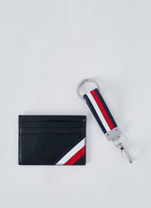 Porte-carte coutures renforcées noir TOMMY HILFIGER homme