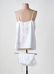 Pyjashort blanc RINGELLA pour femme seconde vue