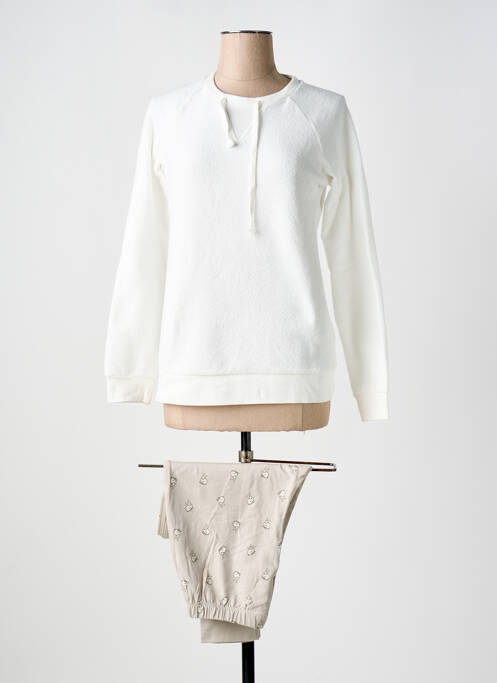 Pyjama blanc RINGELLA pour femme