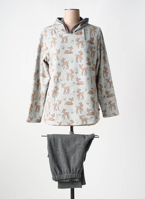 Pyjama gris VANIA pour femme