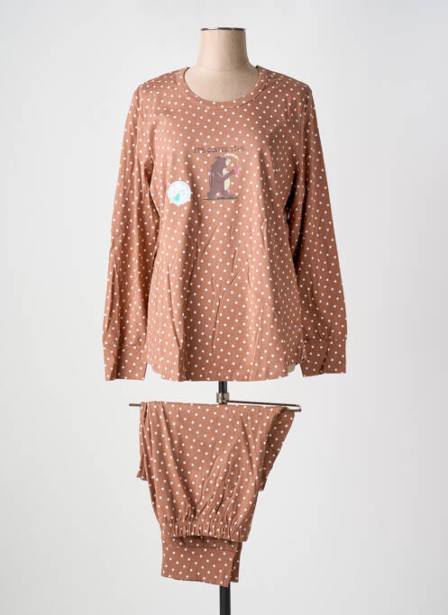 Pyjama marron RINGELLA pour femme