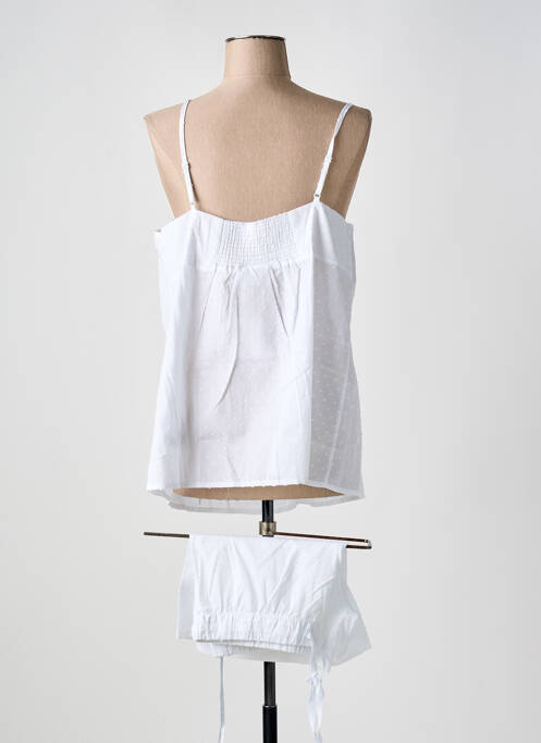 Pyjashort blanc RINGELLA femme
