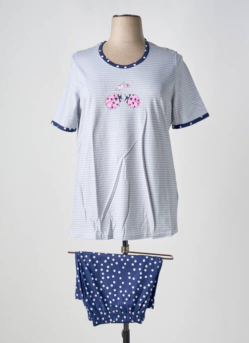 Pyjashort gris RINGELLA pour femme