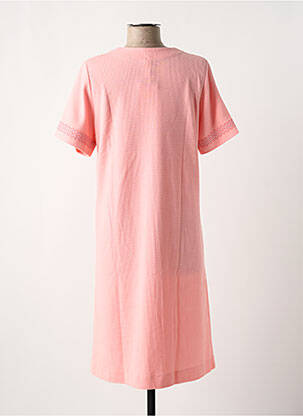 Robe de chambre tissage jersey rose SENORETTA femme