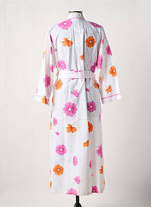 Robe de chambre tissage jersey rose REGENCE femme