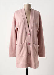 Gilet manches longues rose SENORETTA pour femme seconde vue