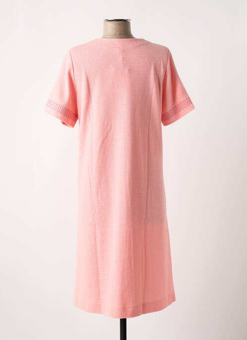 Robe de chambre tissage jersey rose SENORETTA femme