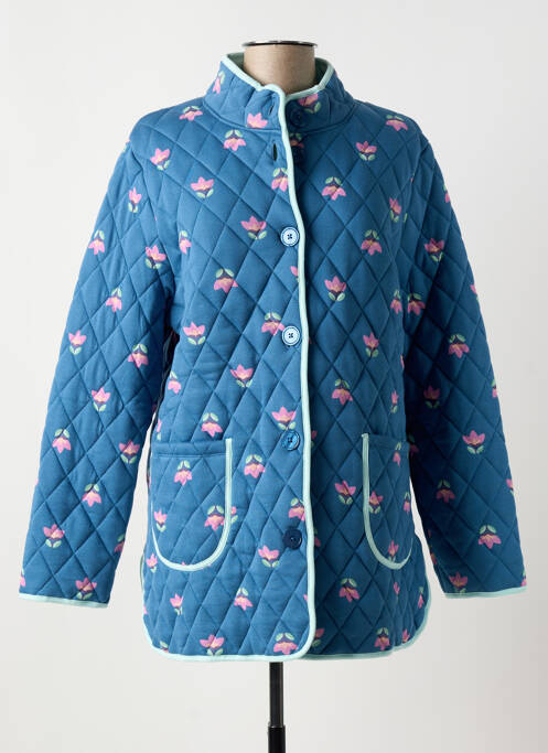 Veste casual coupe droite bleu SENORETTA femme