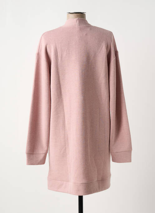 Gilet manches longues rose SENORETTA femme