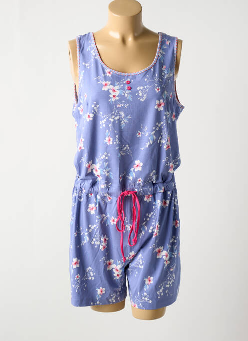 Pyjashort bleu RINGELLA pour femme