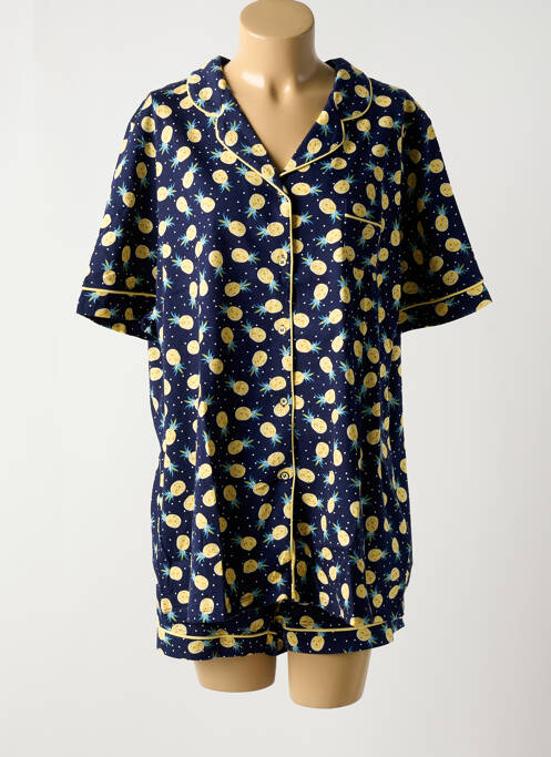 Pyjashort bleu RINGELLA pour femme