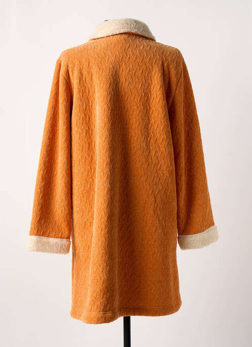 Robe de chambre orange SENORETTA pour femme