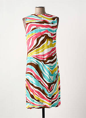 Robe courte sans manche sans manche bleu SENORETTA femme