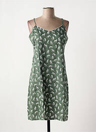 Nuisette/combinette col v vert CANAT femme