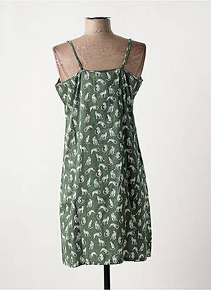 Nuisette/combinette col v vert CANAT femme