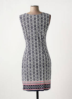Robe courte sans manche sans manche bleu CANAT femme