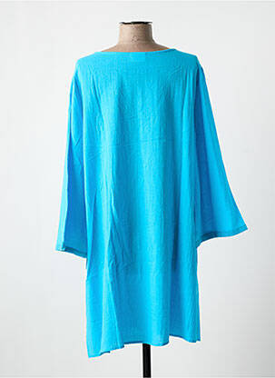 Robe de plage manches 3/4 bleu CHARMLINE femme