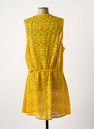 Robe de plage coupe cintrée jaune FREYA femme