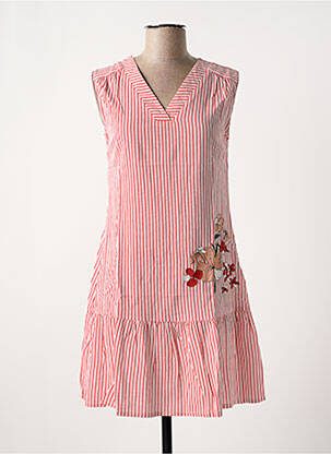 Robe courte sans manche sans manche rouge SENORETTA femme