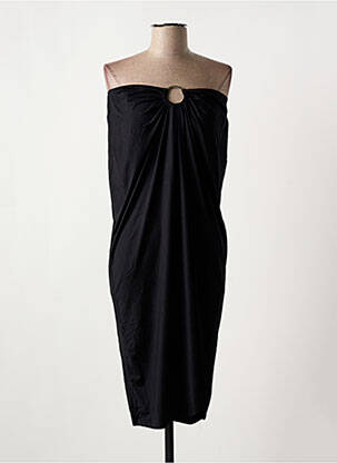 Robe de plage coupe cintrée noir OLYMPIA femme