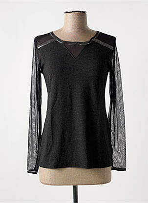 Top/caraco stretch noir JANIRA femme