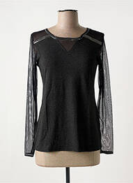 Top/caraco stretch noir JANIRA femme