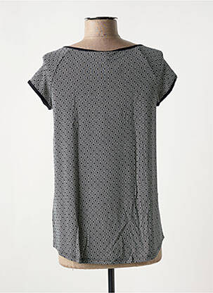 T-shirt imprimé fantaisie manches courtes noir JANIRA femme