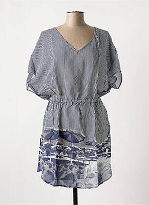 Robe de plage coupe cintrée bleu SUNFLAIR femme