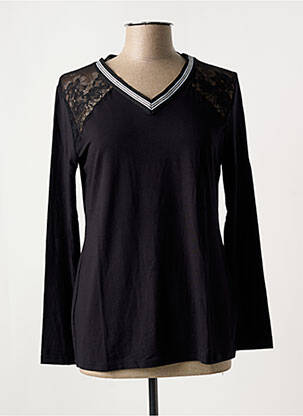 T-shirt stretch noir JANIRA femme